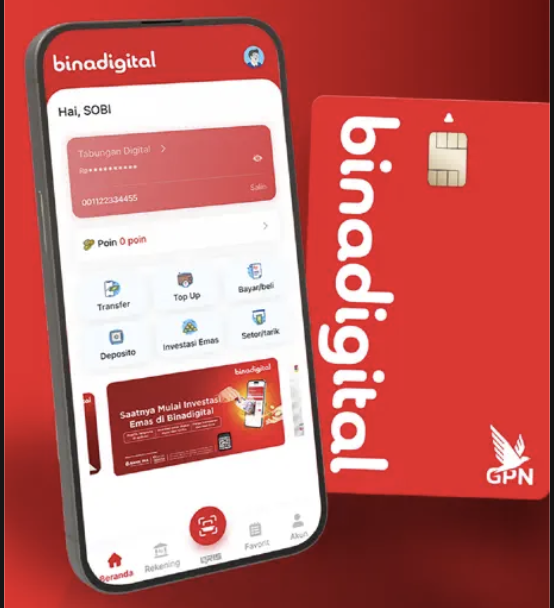 Binadigital mobile project screenshot